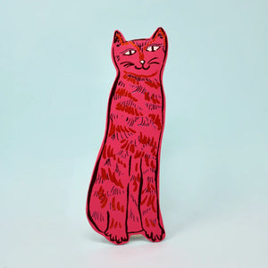 Cat Bookmark by Ark Colour Design bookmark ark colour Pink