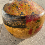 Vintage Chinese Paper Mache Floor Basket basket CANDID HOME