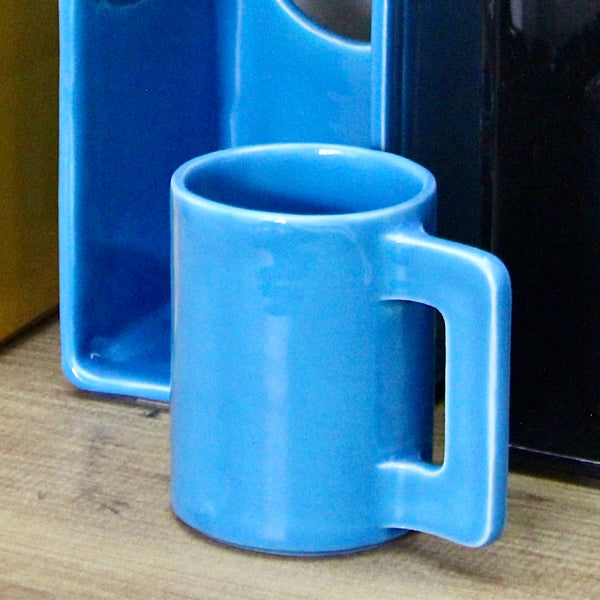 Ceramic Coffee Mugs by Object Rights Mugs Object Rights Blue