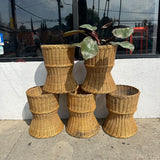 Vintage Rattan Planter - Price per Piece planter CANDID HOME