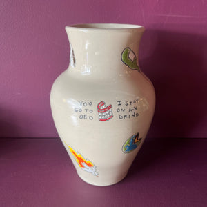 “Stay on My Grind” Vase by Steve Stringer vase Steve stringer