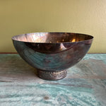 Mid-century Danish Brass Footed Bowl Vases CANDID HOME