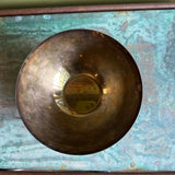 Mid-century Danish Brass Footed Bowl Vases CANDID HOME