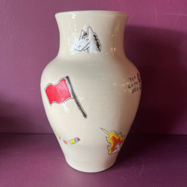 “Stay on My Grind” Vase by Steve Stringer vase Steve stringer