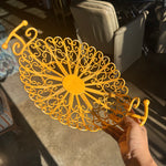 Vintage Victorian-Style Wrought Iron Basket basket CANDID HOME