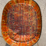 Vintage Chinese Paper Mache Floor Basket basket CANDID HOME