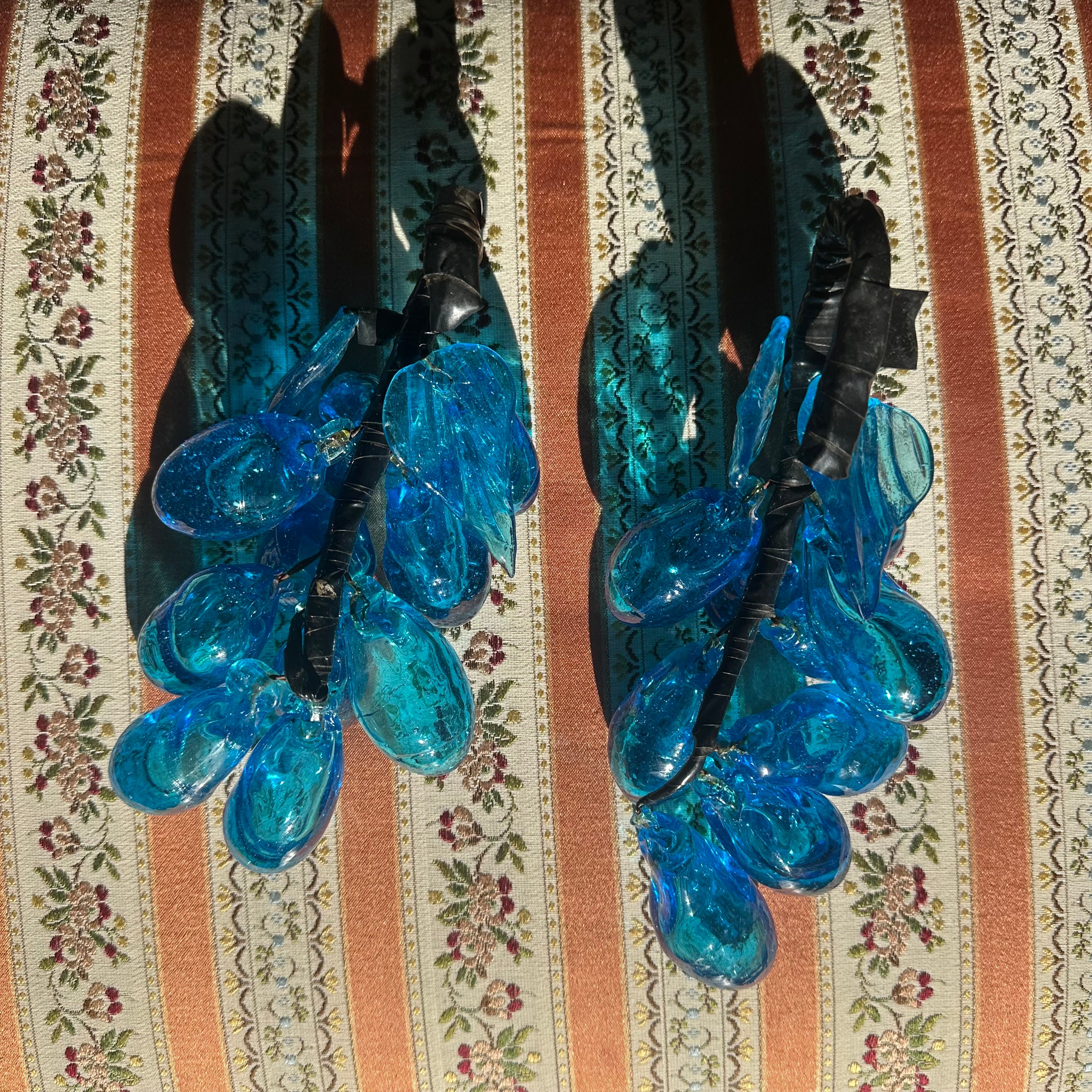 Mid-Century Modern Glass Grape Cluster by Kyukyu Glass Manufacturer- Price per Piece styling object CANDID HOME