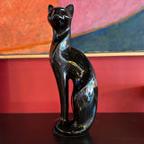 Mid-Century Ceramic Cat Statue CANDID HOME