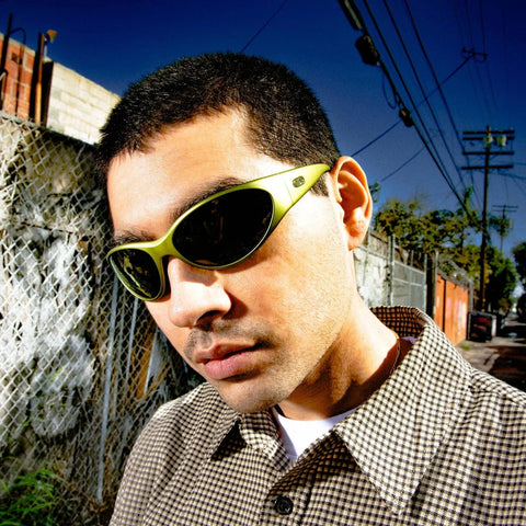 The Warp Zone in Metallic Olive by Crap Eyewear Sunglasses crap   