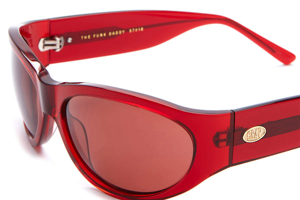 The Funk Daddy in Crystal Cherry Bio by Crap Eyewear Sunglasses crap   