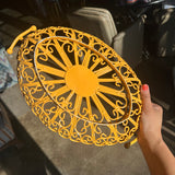 Vintage Victorian-Style Wrought Iron Basket basket CANDID HOME