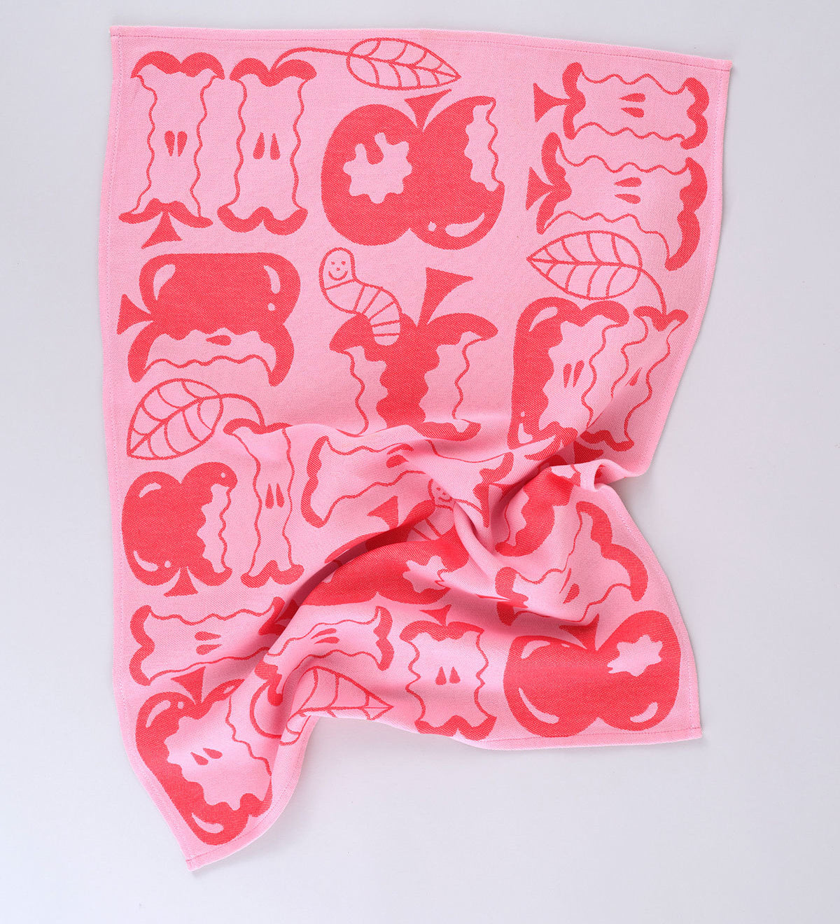 Tea Towels by Wrap Magazine tea towel Wrap Magazine An Apple A Day: Red