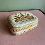 Vintage Mexican Papier Mache Trinket Box by SerMel Tonala styling object CANDID HOME