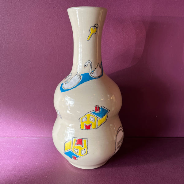 “We Don’t Pay for Heat” Vase by Steve Stringer vase Steve stringer