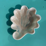 Vintage Opalescent Sanibel Pink Shell Dish by Duncan & Miller