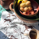 Printed Linen Napkin Set by Elana Gabrielle napkins Elana Gabrielle