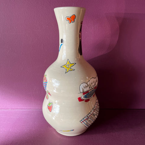 “We Don’t Pay for Heat” Vase by Steve Stringer vase Steve stringer