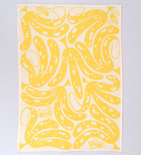 Tea Towels by Wrap Magazine tea towel Wrap Magazine Go Bananas: Yellow