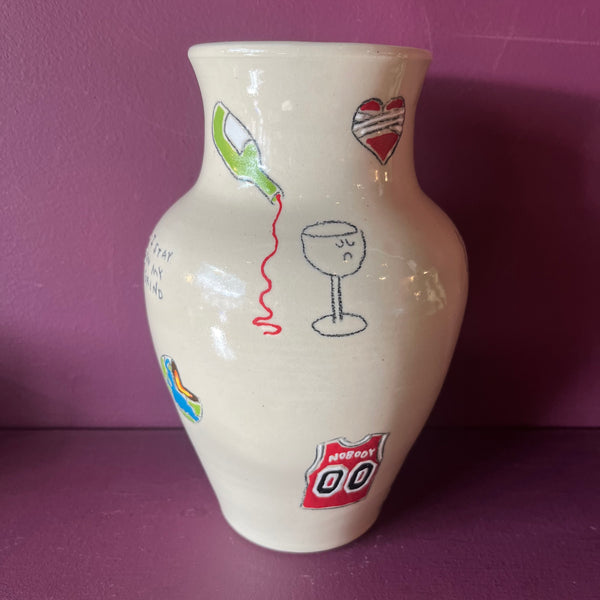 “Stay on My Grind” Vase by Steve Stringer vase Steve stringer