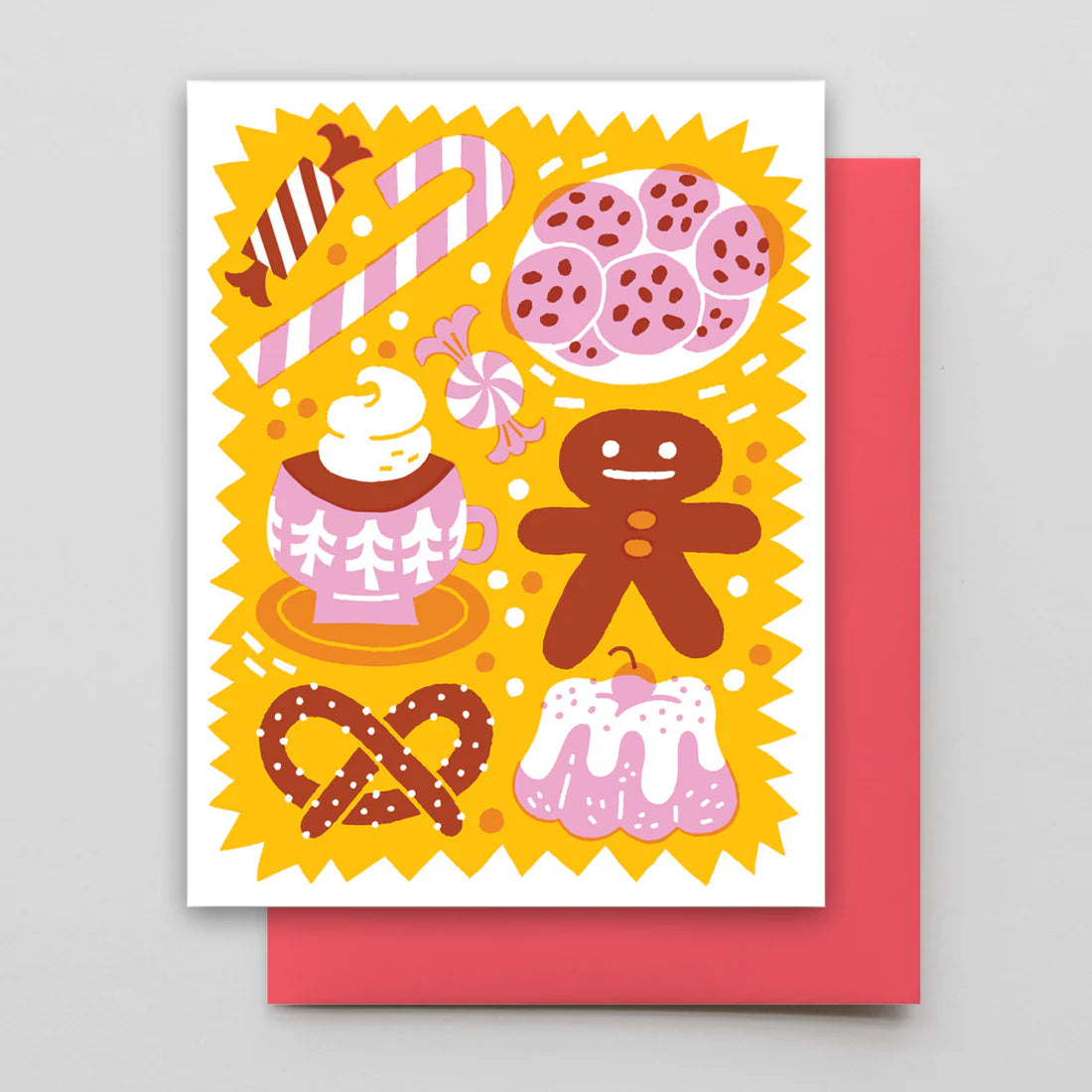 Hammerpress Holiday Cards greeting card CANDID HOME Holiday Snacks