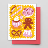 Hammerpress Holiday Cards greeting card CANDID HOME Holiday Snacks