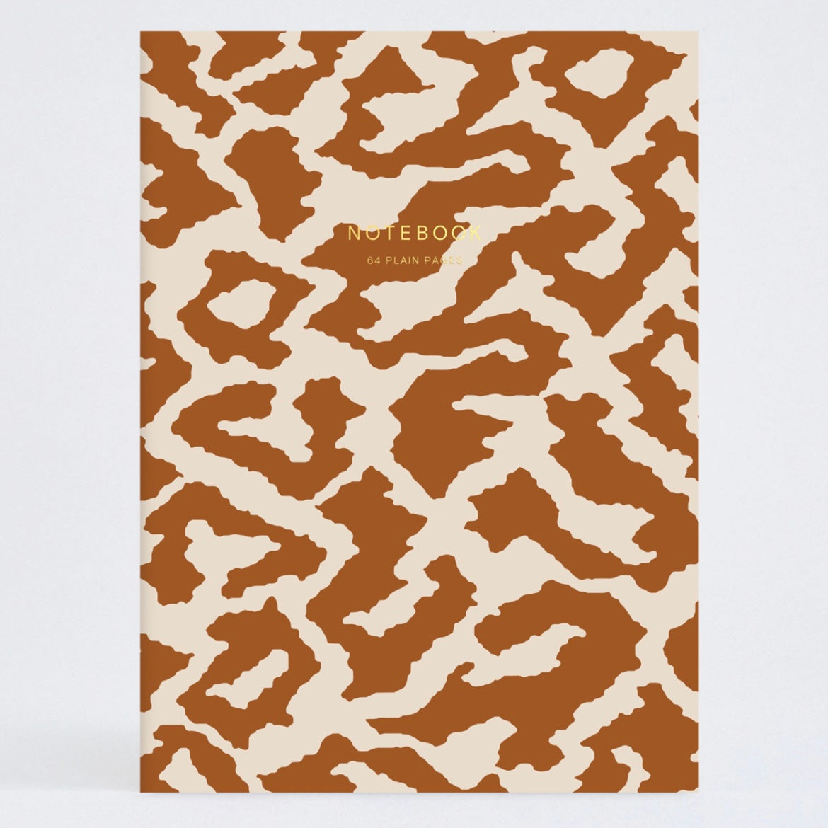 Wrap Magazine Simple Notebooks Notebooks & Notepads Wrap Magazine Burnt Orange Animal Print