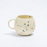 Speckled Ceramic Ball Mugs by Egg Back Home - 250 ml Mugs egg back home YELLOW  