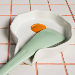 Egg Spoon Rest by Reva Preven  Reva Oreven   