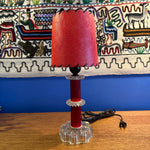 1950s Lucite and Glass Table Lamp Lamps CANDID HOME