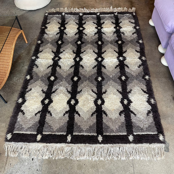 4’3” x 7” Vintage 1970’s Rya Rug Rugs CANDID HOME