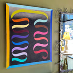 Dual Ribbon : Acrylic on Canvas by Winston Willingham Art winston willingham   