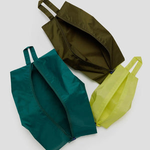 Baggu 3D Zip Pouch Set Bags + Wallets Baggu Tide Pool  