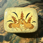 Vintage Mexican Papier Mache Trinket Box by SerMel Tonala styling object CANDID HOME