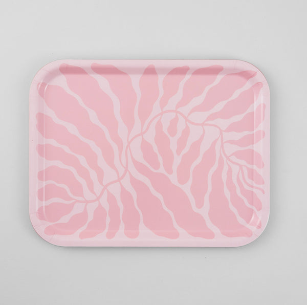 Wrap Magazine Serving Trays - Linnéa Andersson tray Wrap Magazine Pink Rectangle  
