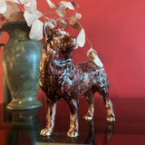 Vintage Ceramic Shiba Inu Dog Statue styling object CANDID HOME