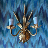 Antique Italian Brass Double Sconce Lighting CANDID HOME