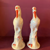 1940's Vintage German Ceramic Crane Statues - Price Per Bird