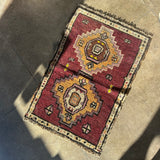 Vintage Small Turkish Rug 21”x34”
