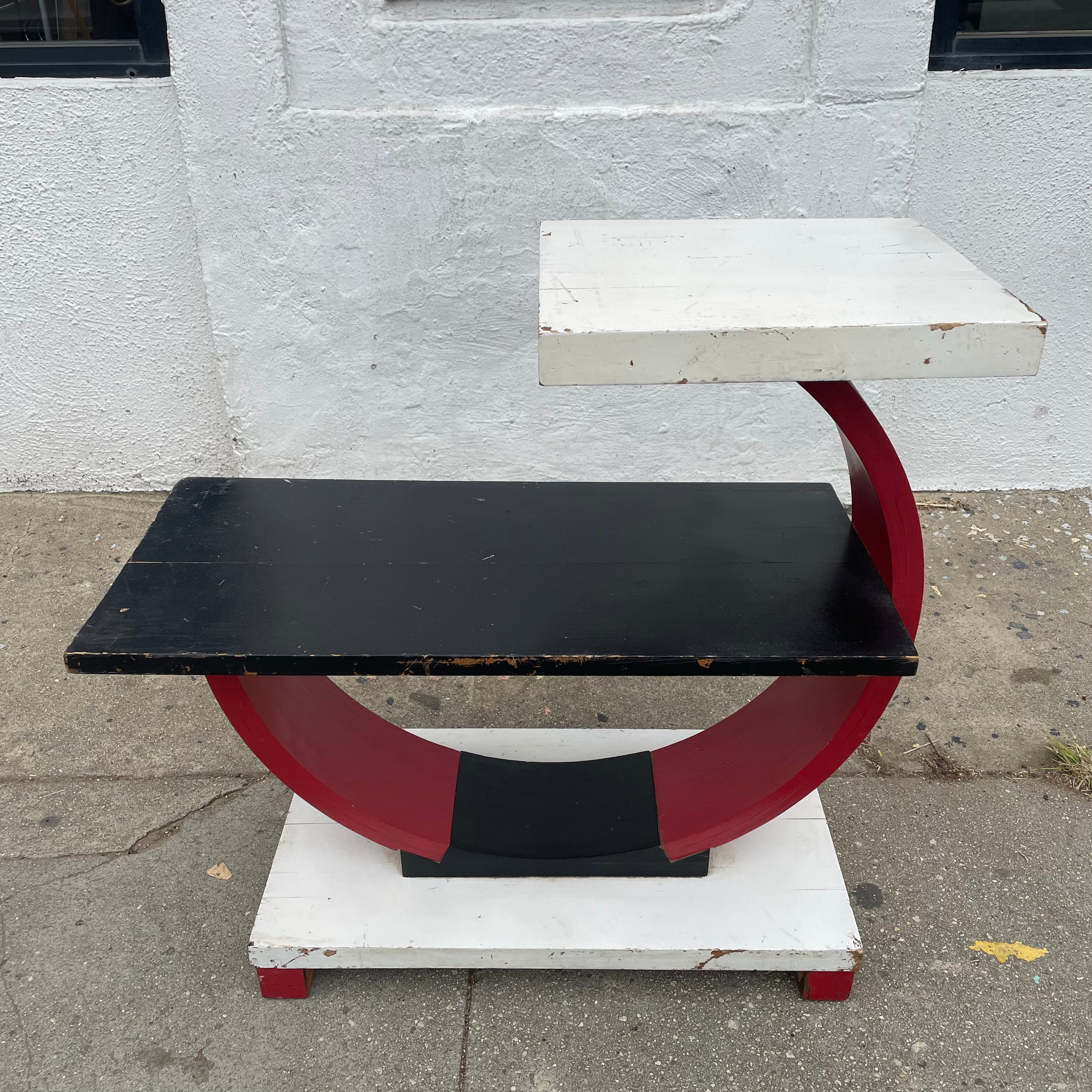 Antique Art Deco Side Table Tables CANDID HOME   