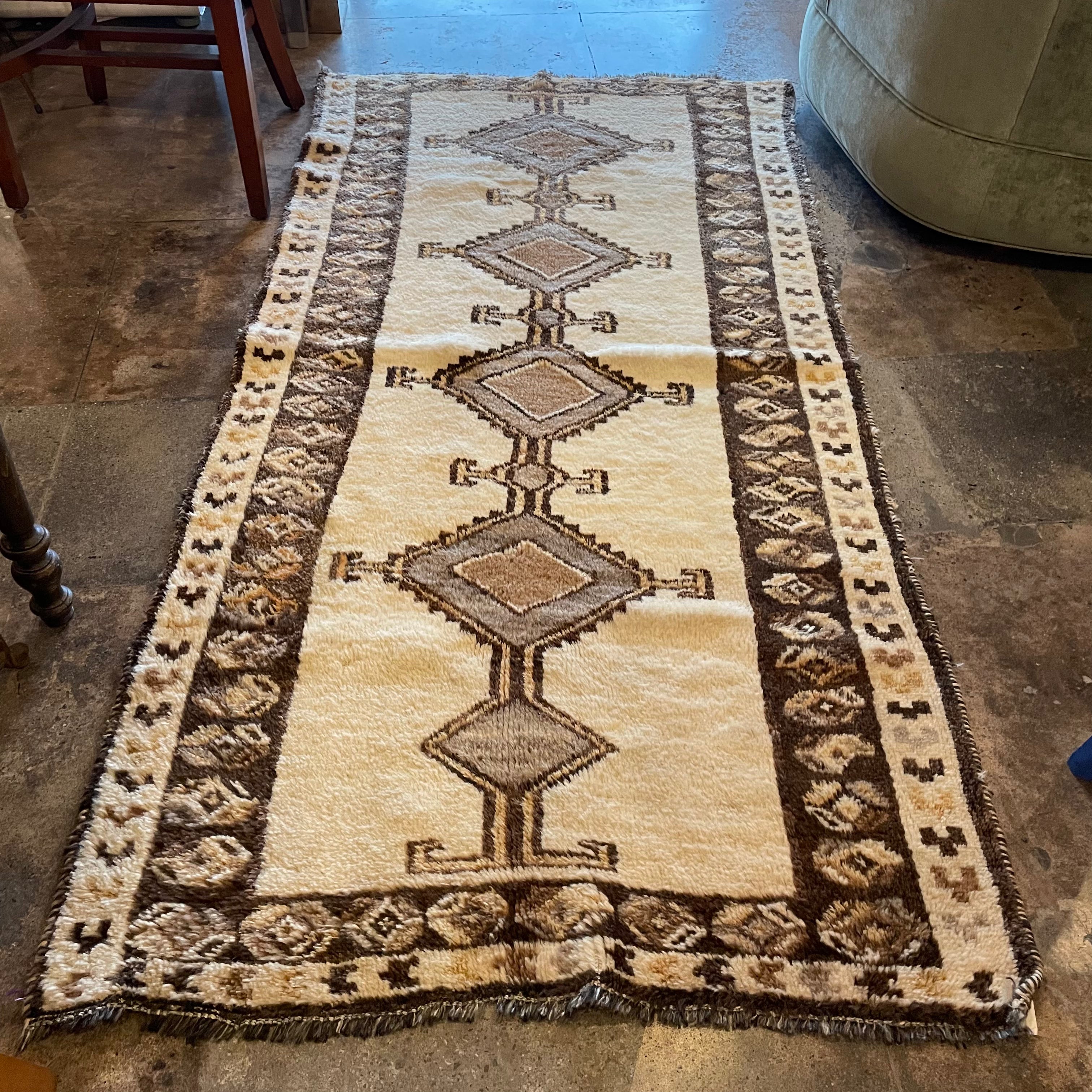 3’4” x 6’9” Vintage Algerian Shag Rug Rugs CANDID HOME
