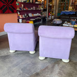 1970's Reupholstered Milo Baughman for Thayer Coggin Scroll Armchairs - 1 available Chairs CANDID HOME