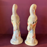 1940's Vintage German Ceramic Crane Statues - Price Per Bird