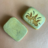 Vintage Mexican Papier Mache Trinket Box by SerMel Tonala styling object CANDID HOME