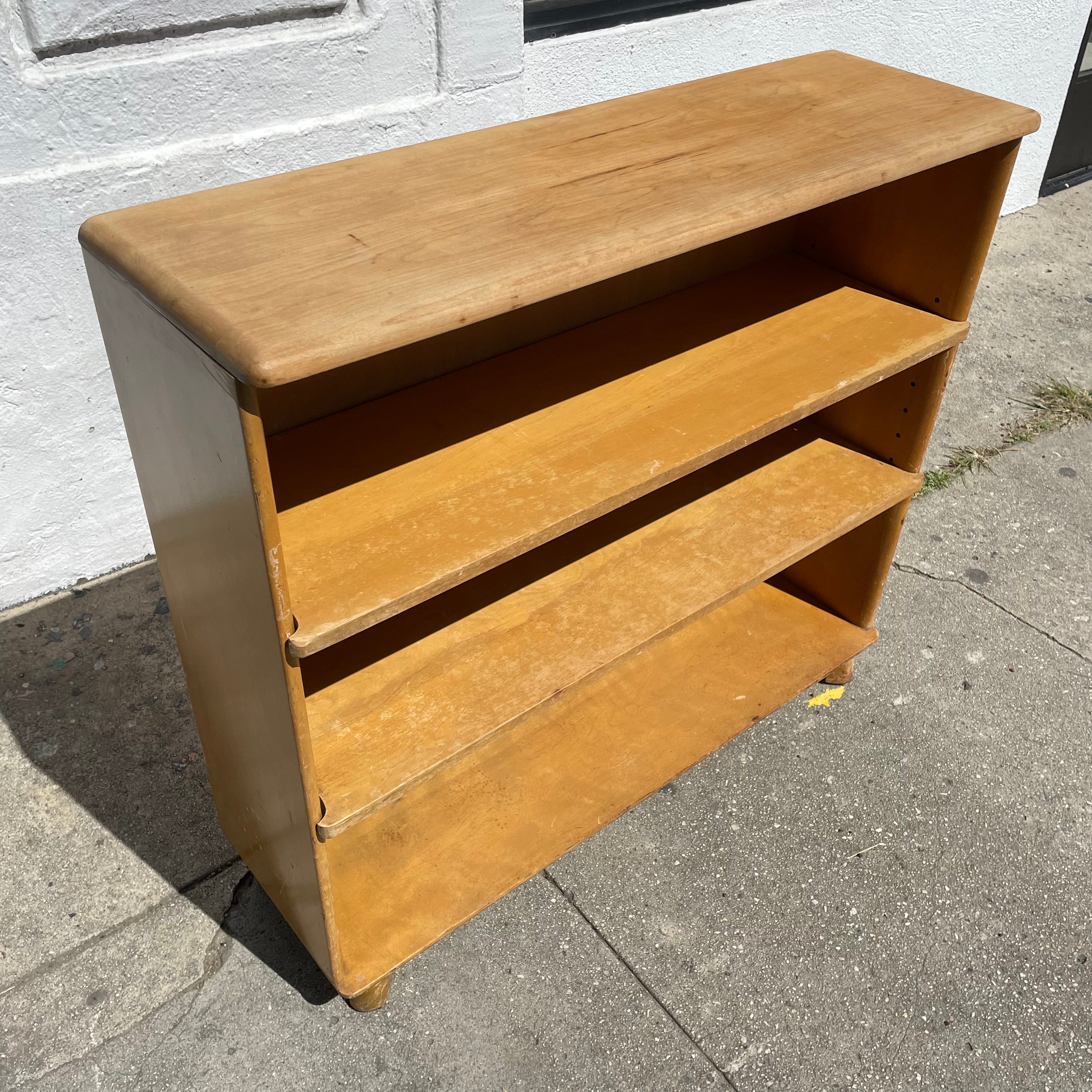 1950’s Heywood Wakefield Wooden Bookshelf  CANDID HOME   