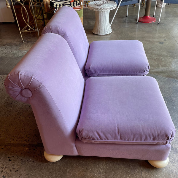 1970's Reupholstered Milo Baughman for Thayer Coggin Scroll Armchairs - 2 available // Price for each Chairs CANDID HOME   