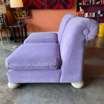 1970's Reupholstered Milo Baughman for Thayer Coggin Scroll Armchairs - 1 available Chairs CANDID HOME