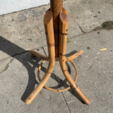 1960’s Italian Coat Rack - Rattan and Bamboo Coat rack CANDID HOME   