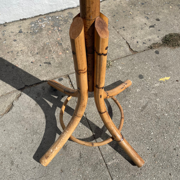 1960’s Italian Coat Rack - Rattan and Bamboo Coat rack CANDID HOME   