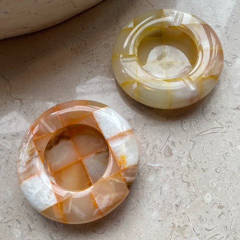 Marble Checkerboard Ashtrays ashtray CANDID HOME