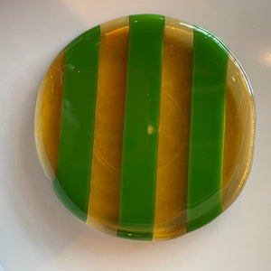 Striped Glass Coasters by Dot Glass kitchen > Coasters > best housewarming gifts > good > housewarming gifts > house warming > housewarming gift ideas > housewarming gifts for couples > new home gift ideas > new home gifts > sustainable gifts CANDID HOME Green and Honey  